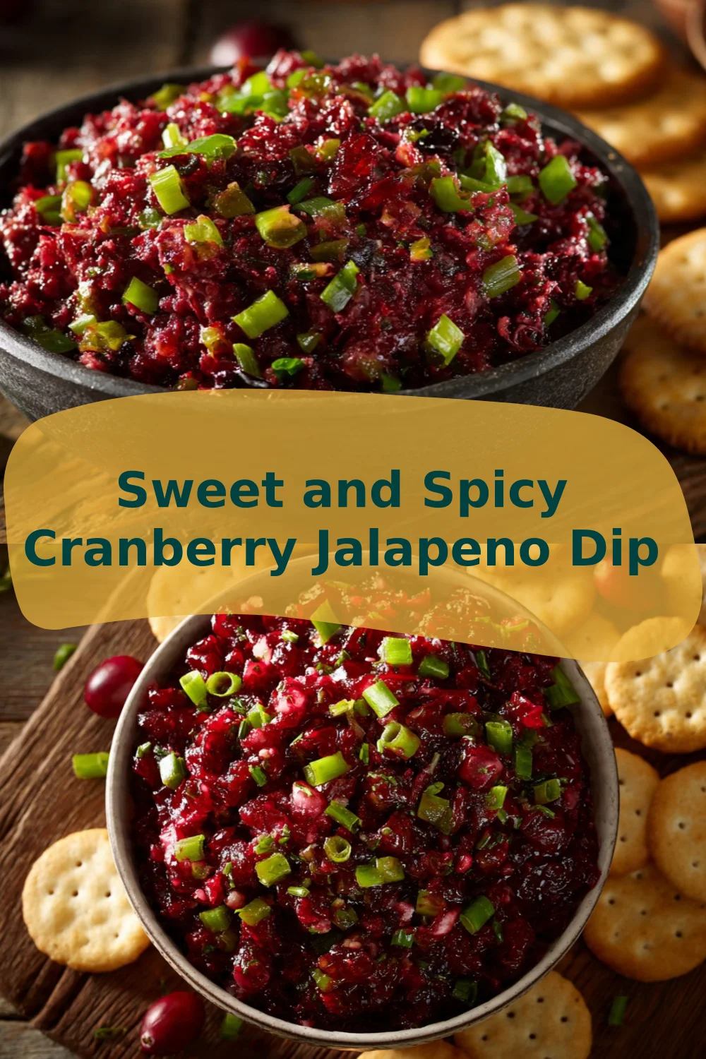 Sweet and Spicy Cranberry Jalapeno Dip