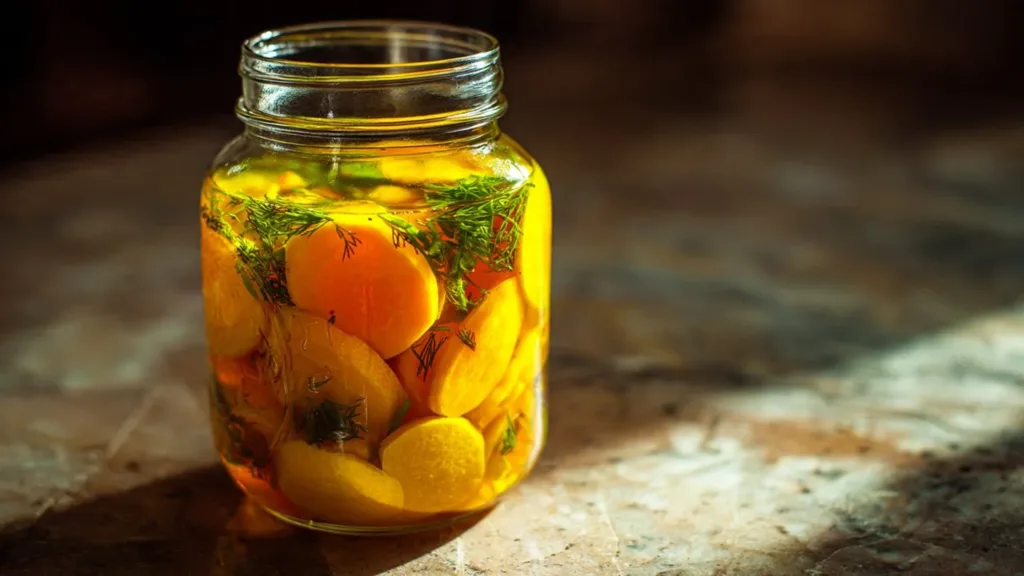 Sweet-Hot Mango Pickles (in a jar)