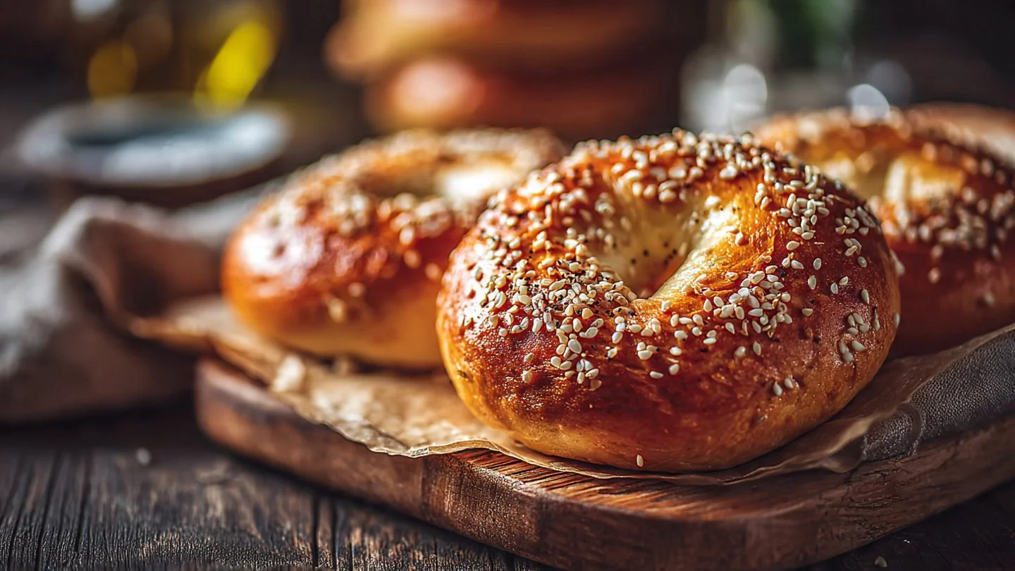 3-Ingredient Protein Bagels: Made with Greek Yogurt