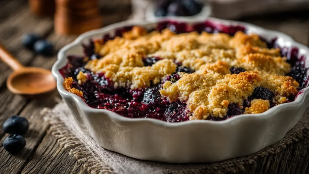 Quick & Easy 4-Ingredient Blueberry Cobbler: The Ultimate Comfort Dessert
