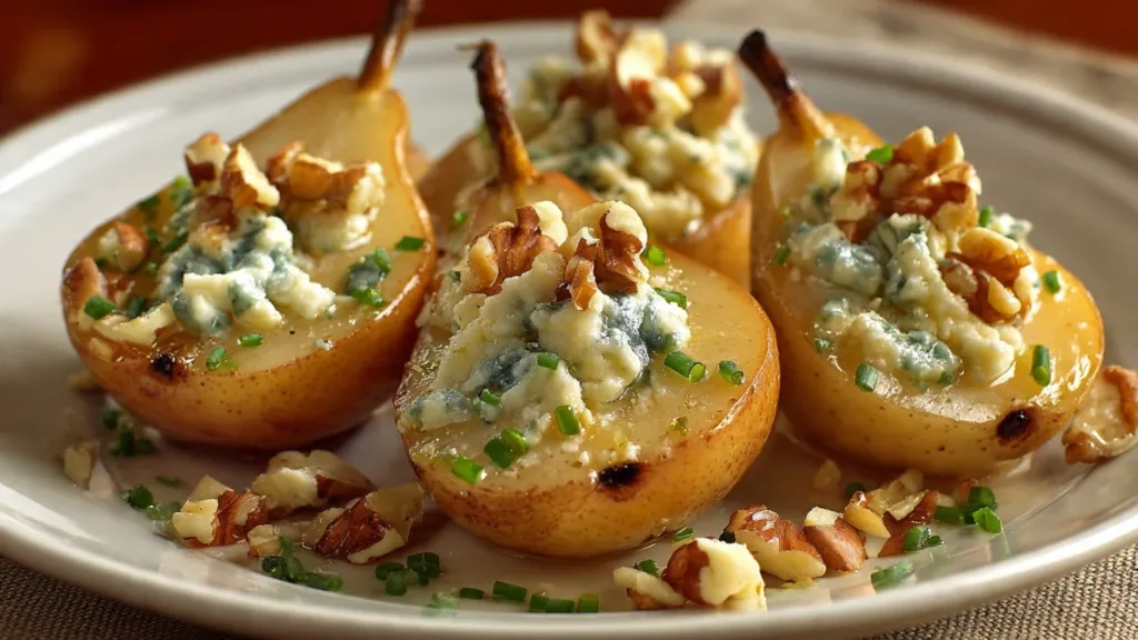 Baked Pears with Blue Cheese: An A-Mazing Sweet & Savory Delight!