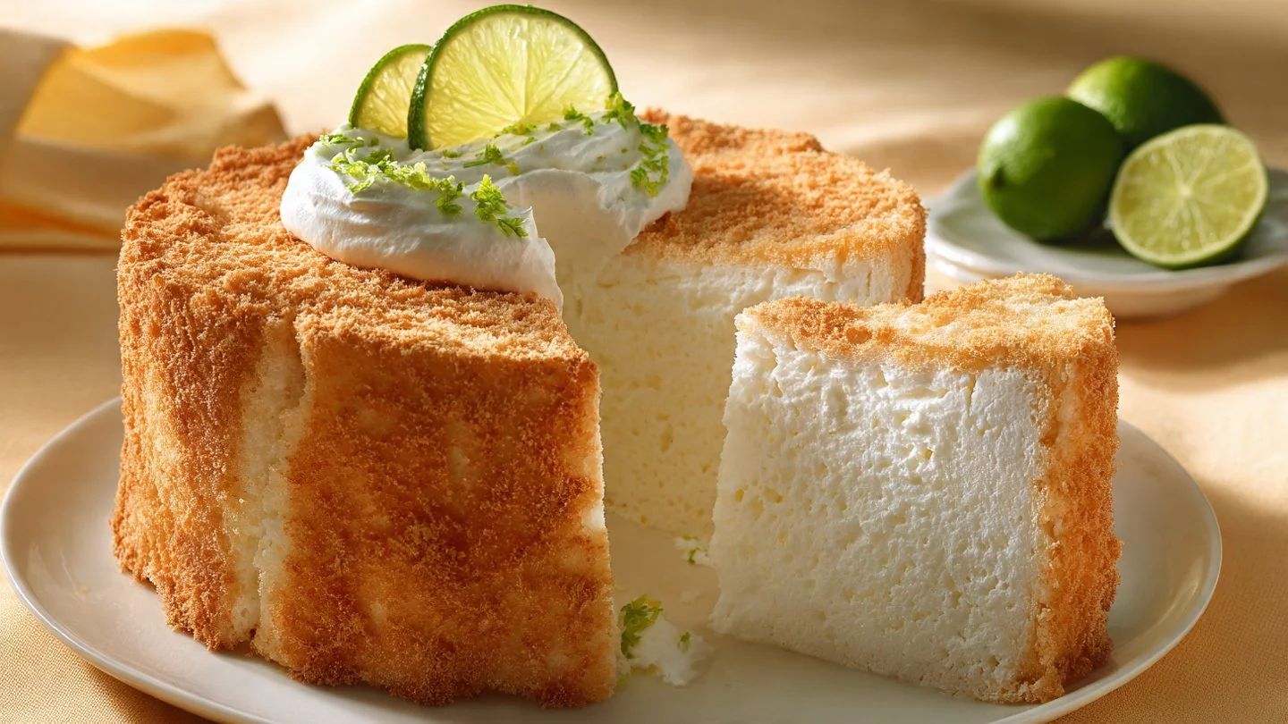 Best Key Lime Angel Food Cake