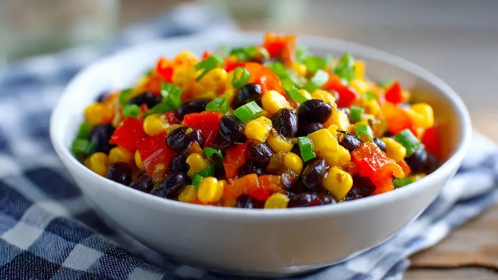 Fresh Black Bean and Corn Salsa : Easy and Zesty