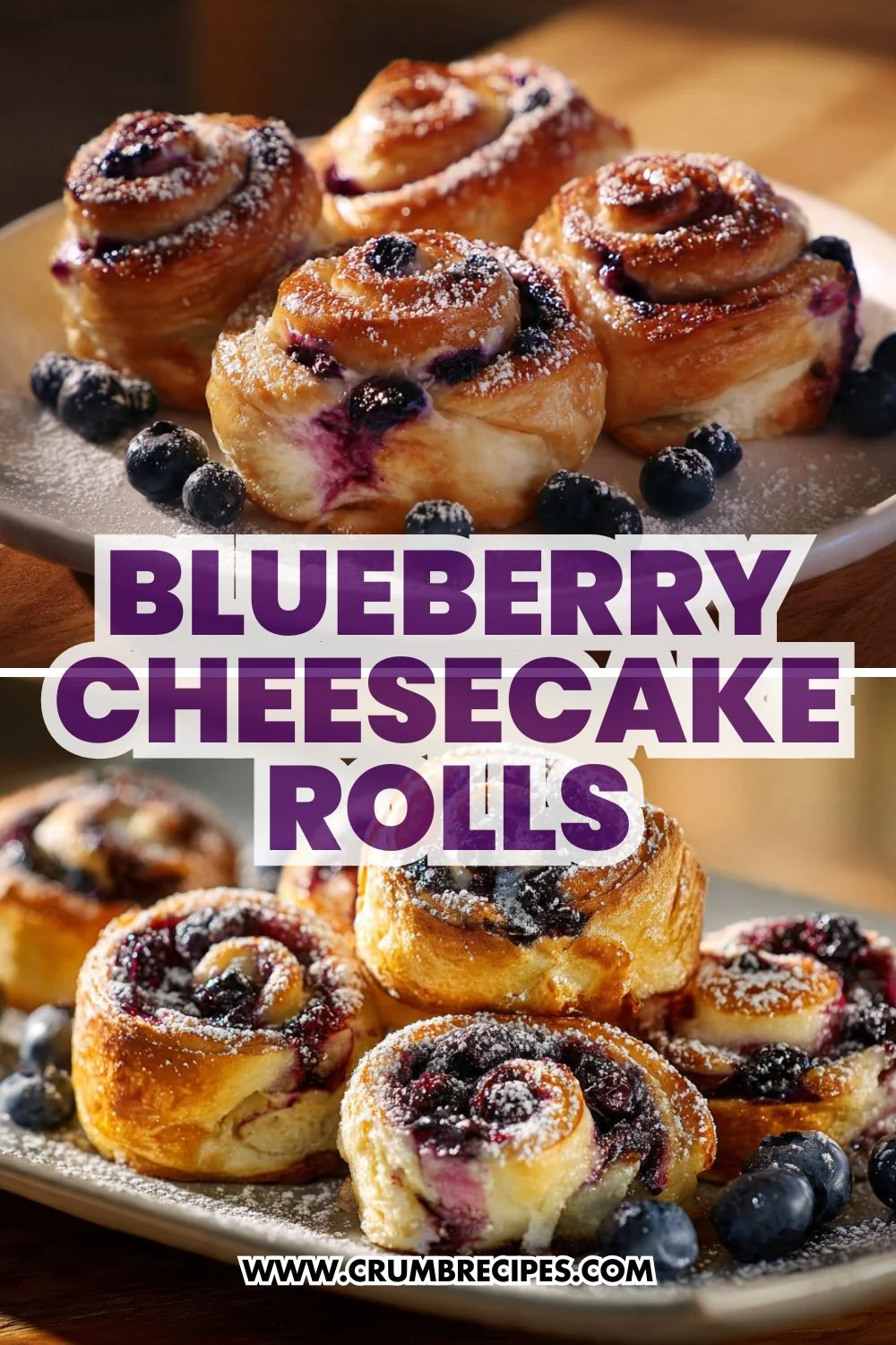 Blueberry Cheesecake Rolls