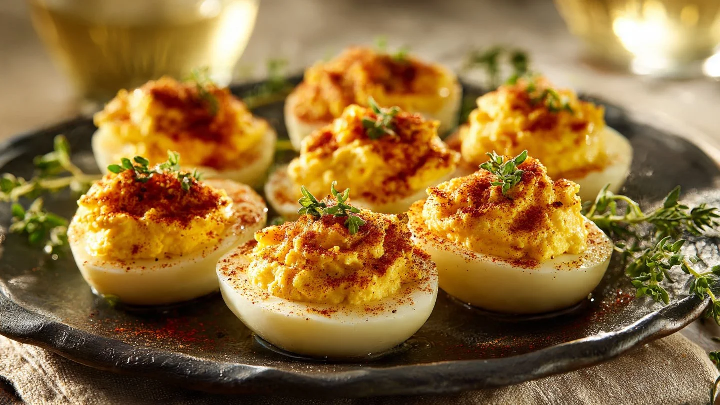 Cajun-Style Fried Deviled Eggs: Crispy, Spicy Party Bites fried deviled eggs Cajun-Style Fried Deviled Eggs