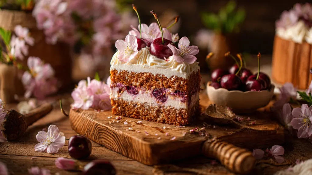 Cherry Blossom Dream Cake: A Slice of Spring on Your Plate