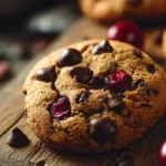 Delicious homemade Cherry Chocolate Chip Cookies with cherries and chocolate chips