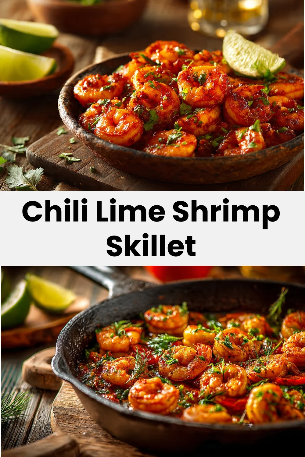Chili Lime Shrimp Skillet