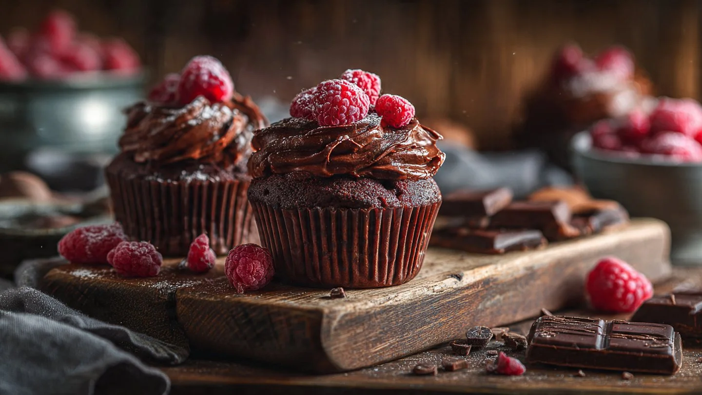 Scrumptious Chocolate Raspberry Cupcakes That Will Steal Your Heart ❤️ Chocolate Raspberry Cupcakes Chocolate Raspberry Cupcakes