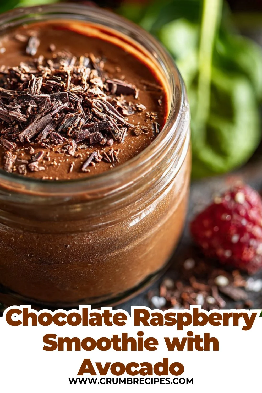 Chocolate Raspberry Smoothie with Avocado: The Ultimate Indulgent Treat chocolate raspberry smoothie Chocolate Raspberry Smoothie with Avocado