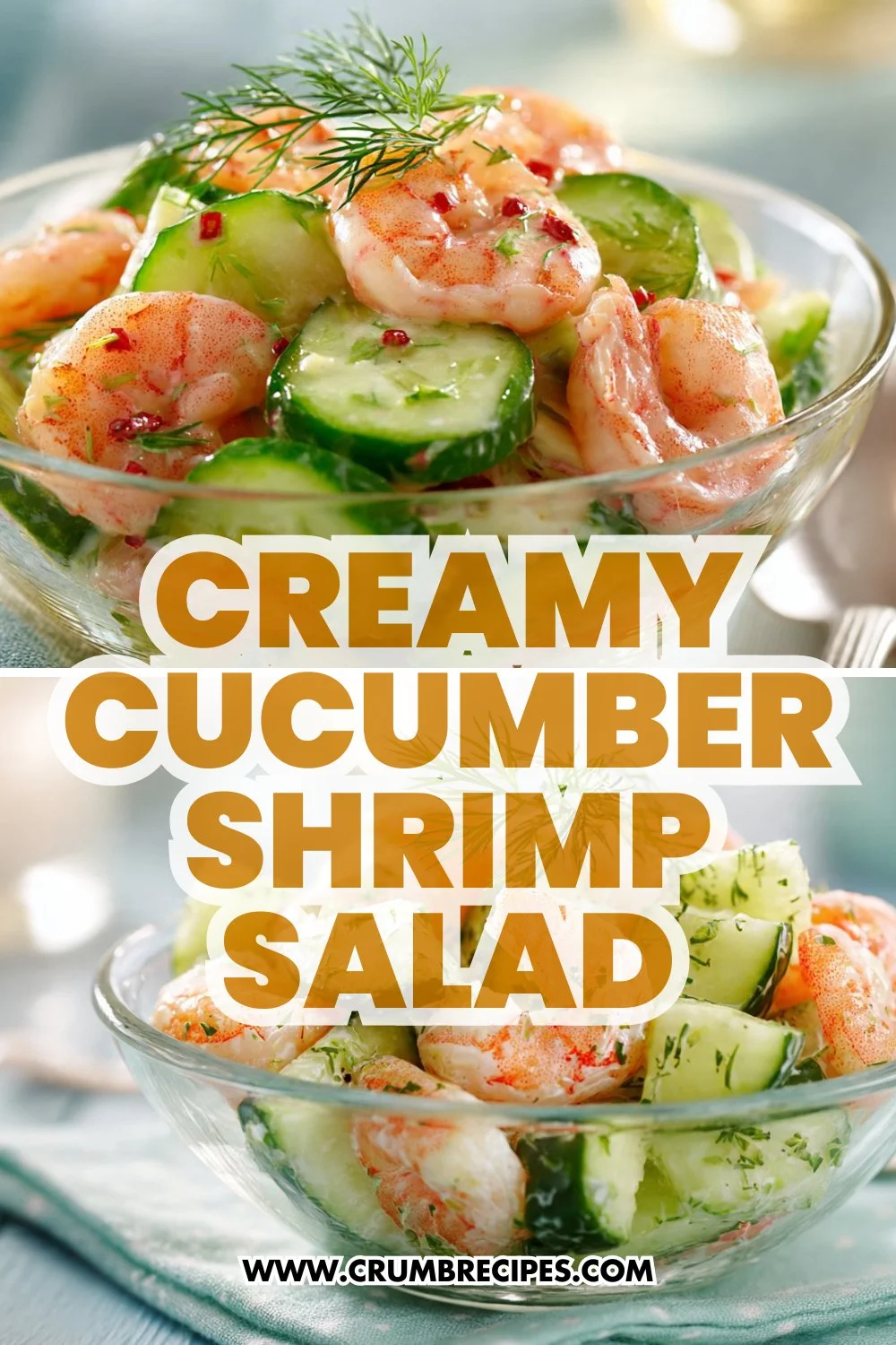 Creamy Cucumber Shrimp Salad
