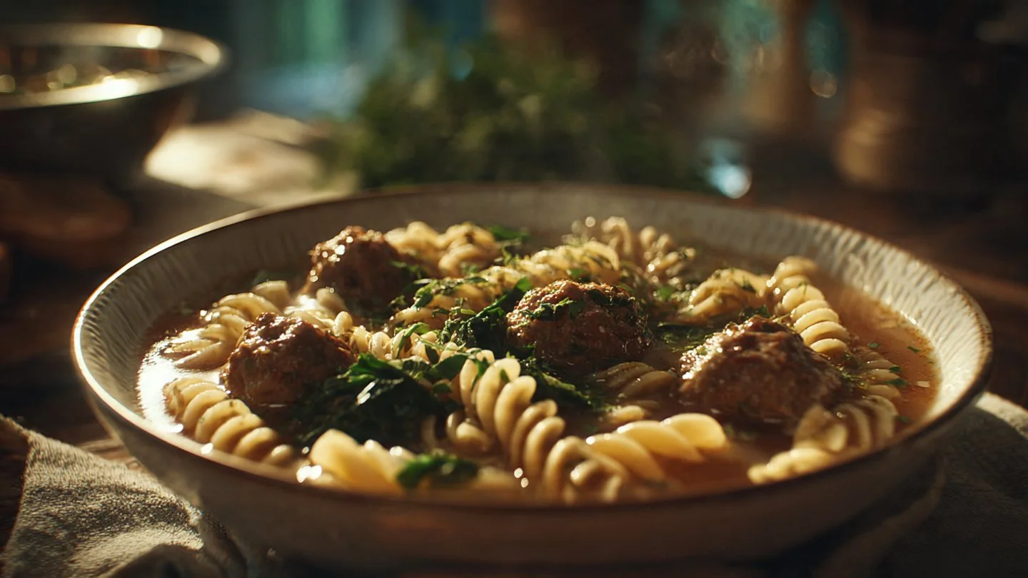 Creamy Italian Meatball Soup Recipe