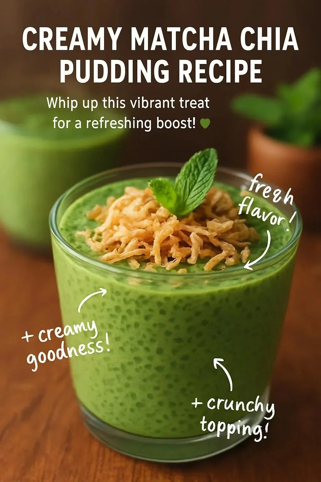 Creamy Matcha Chia Pudding Recipe (Healthy & Easy)