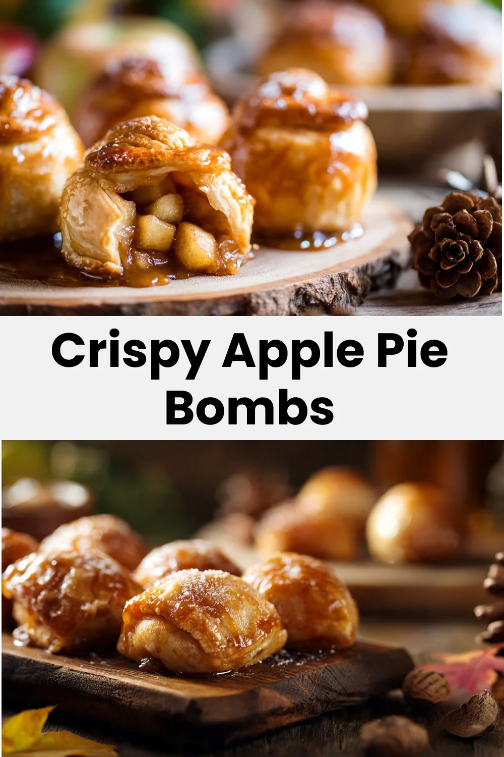 Crispy Apple Pie Bombs
