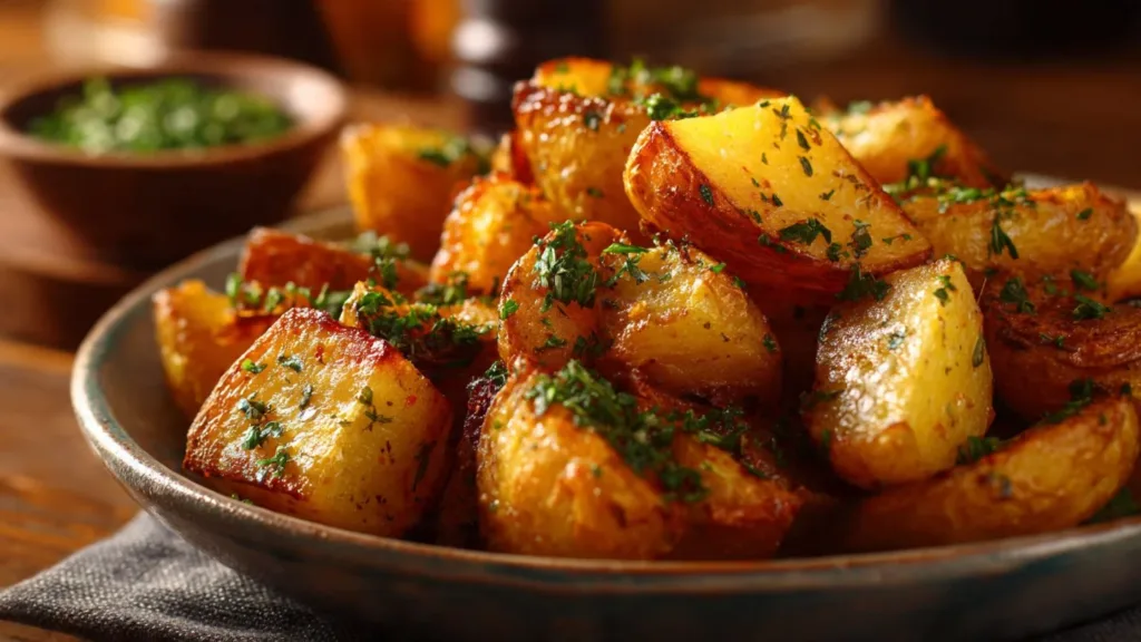 Crispy Greek Lemon Potatoes : Authentic, Zesty & Irresistible
