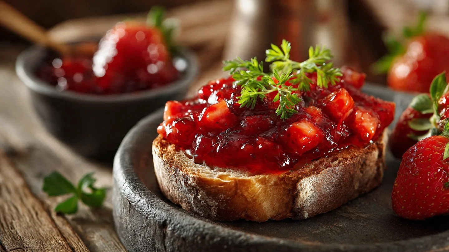 Crockpot Strawberry Butter