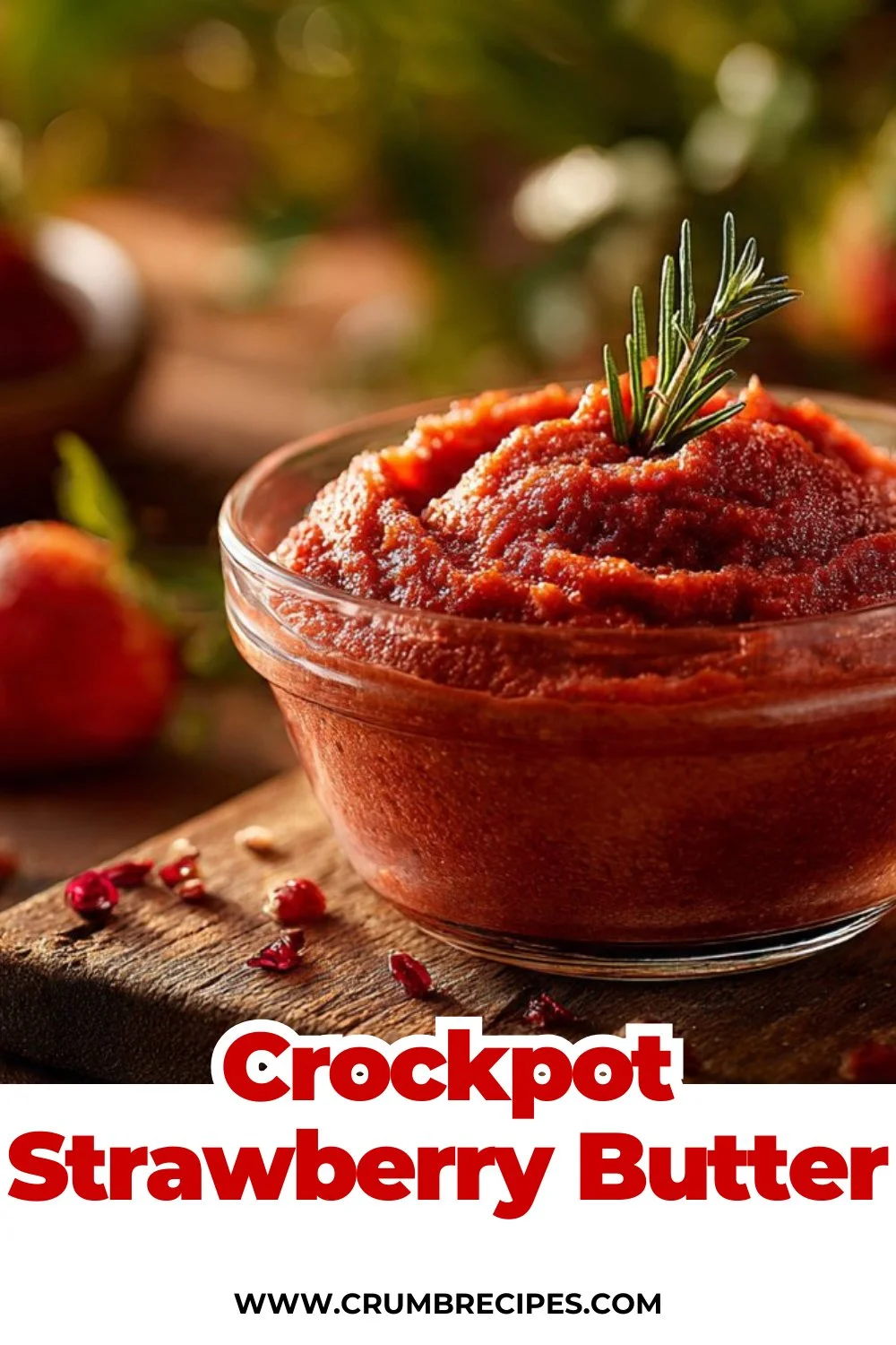 Crockpot Strawberry Butter