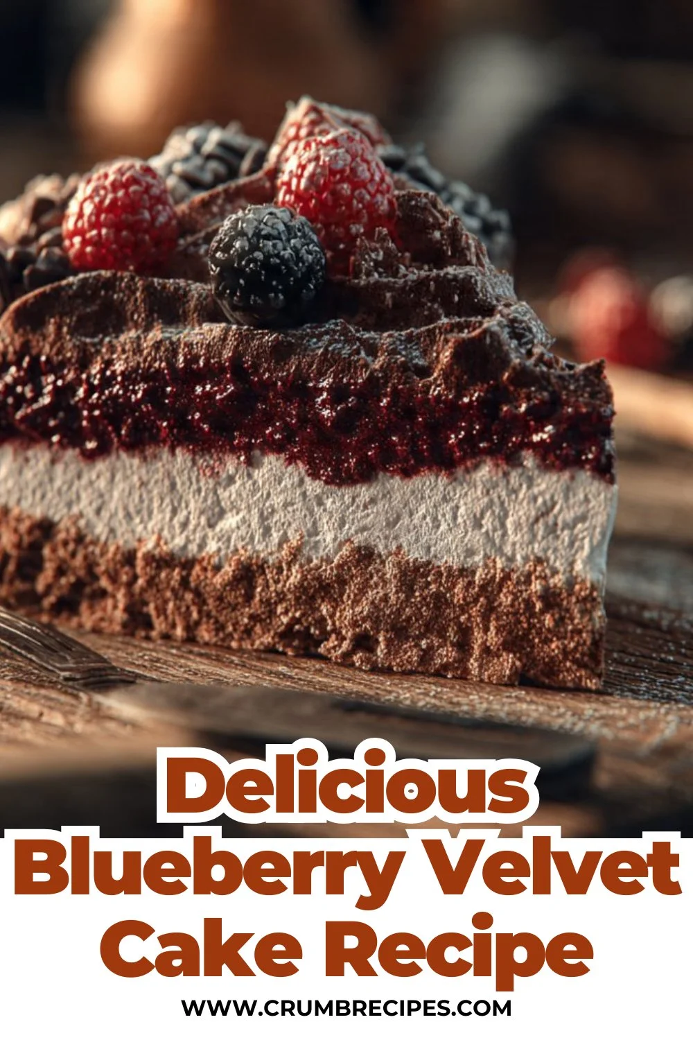 Delicious Blueberry Velvet Cake Recipe