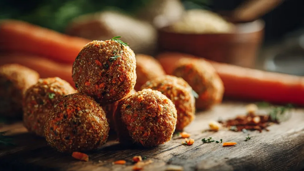 Guilt-free Bliss: Delicious Carrot Cake Protein Balls 🍰💪