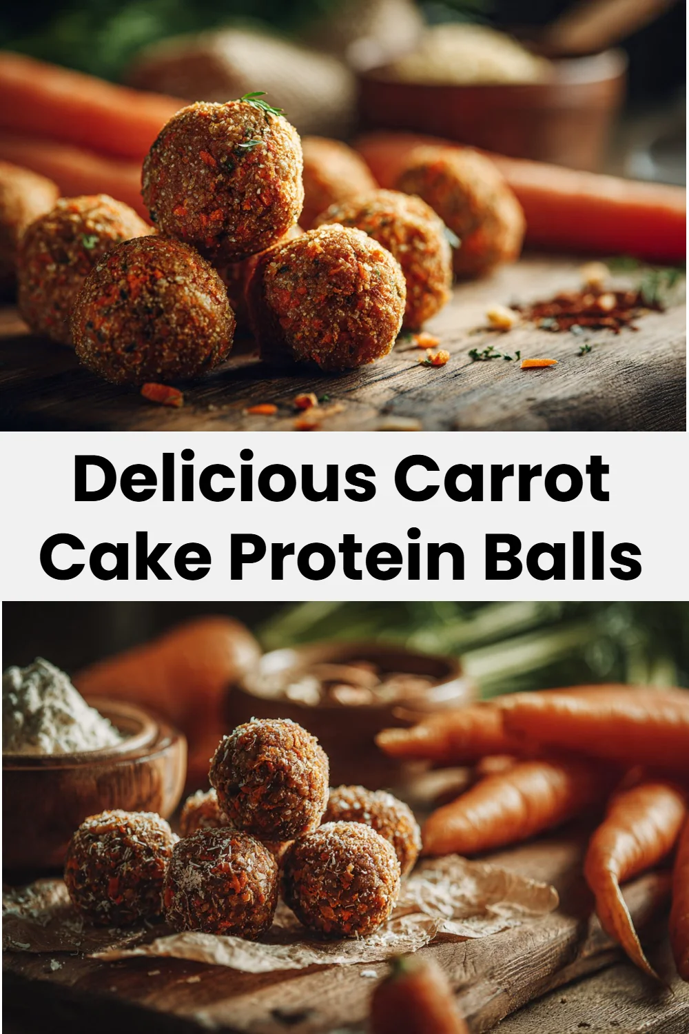 Delicious Carrot Cake Protein Balls