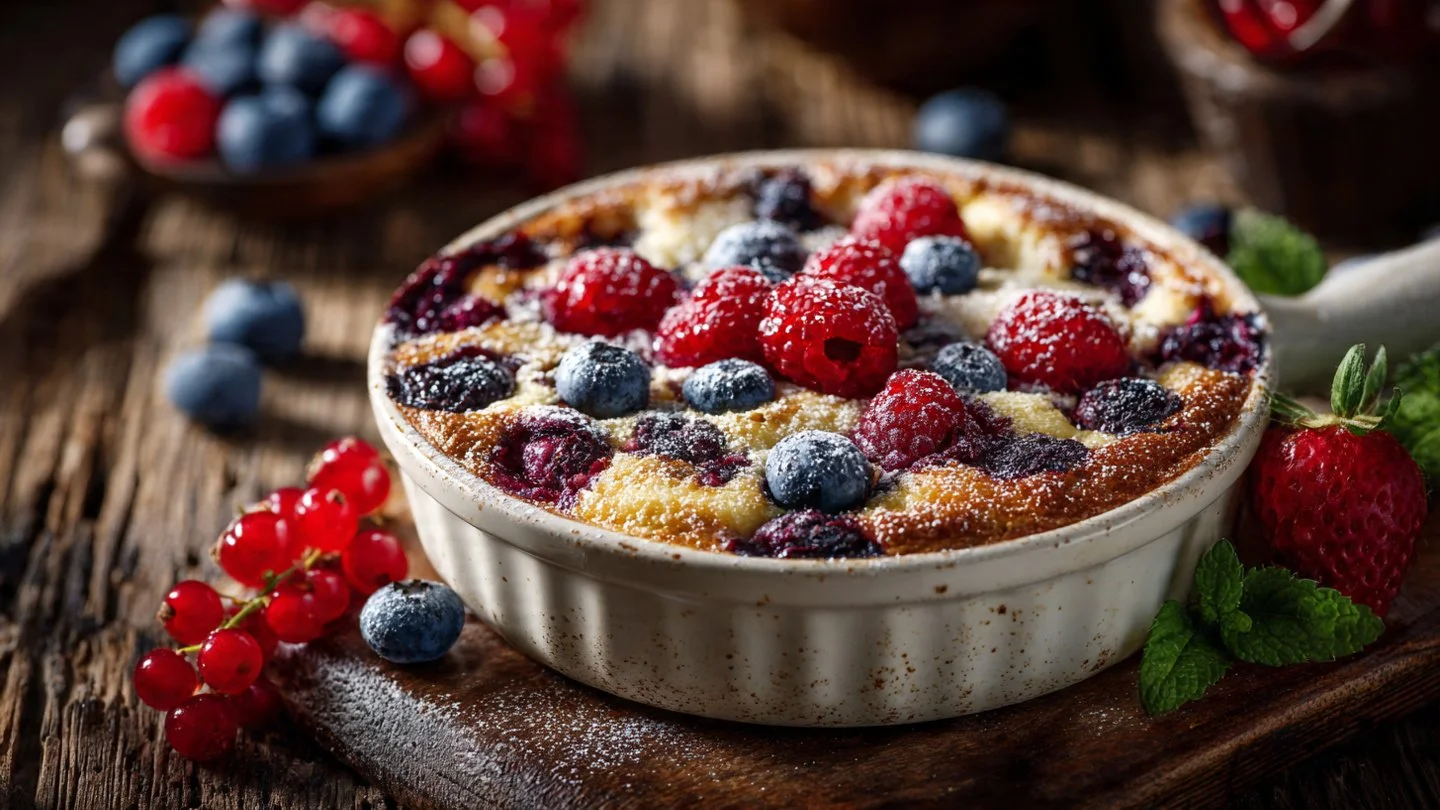 Delicious High Protein Berry Bake for Energizing Mornings