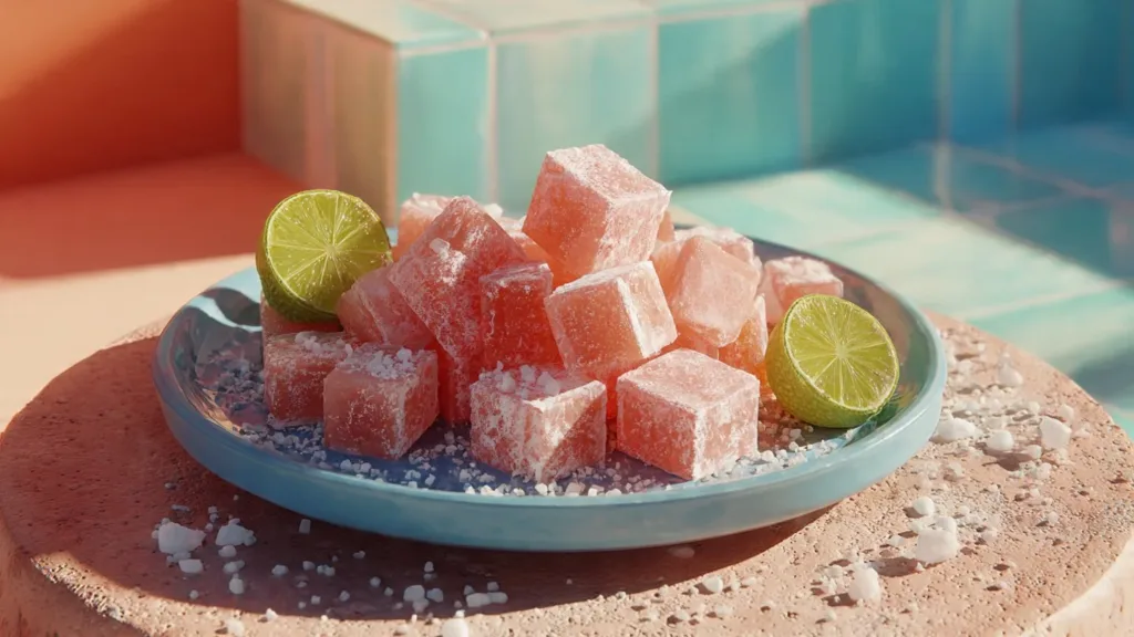 Frozen Watermelon Lime Bites : Easy, Refreshing, and Perfectly Bite-Sized