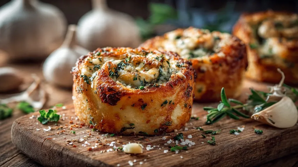 Delicious Garlic Parmesan Pizza Rolls inspired by New York pizza flavors