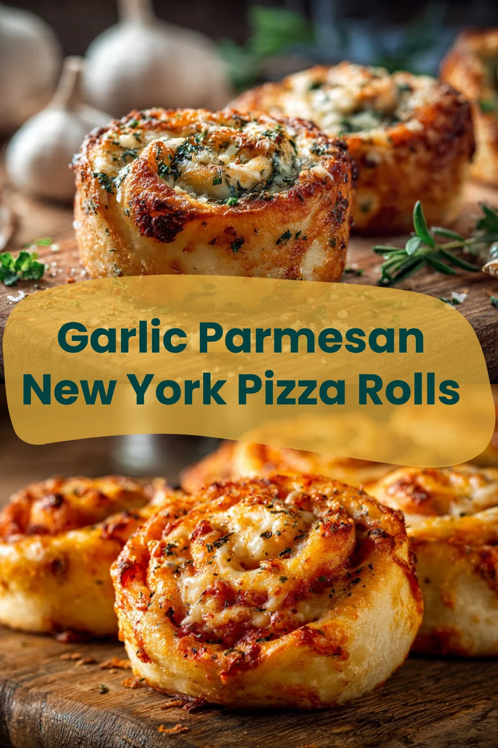 Garlic Parmesan New York Pizza Rolls