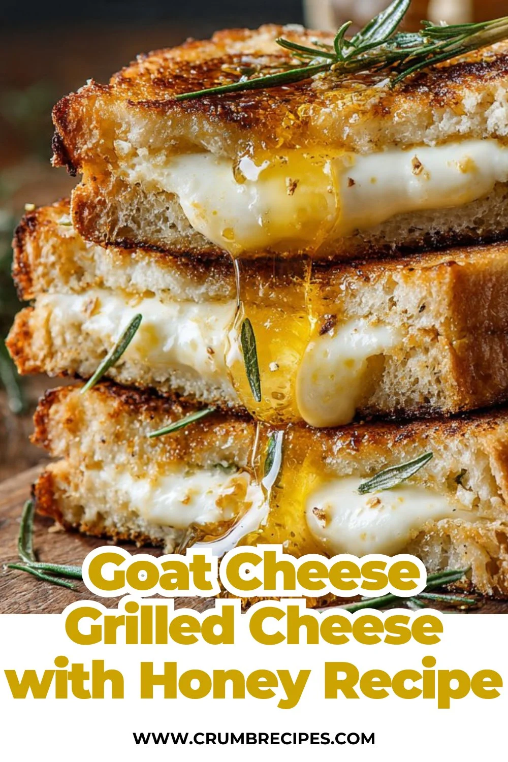 Goat Cheese Grilled Cheese with Honey Recipe