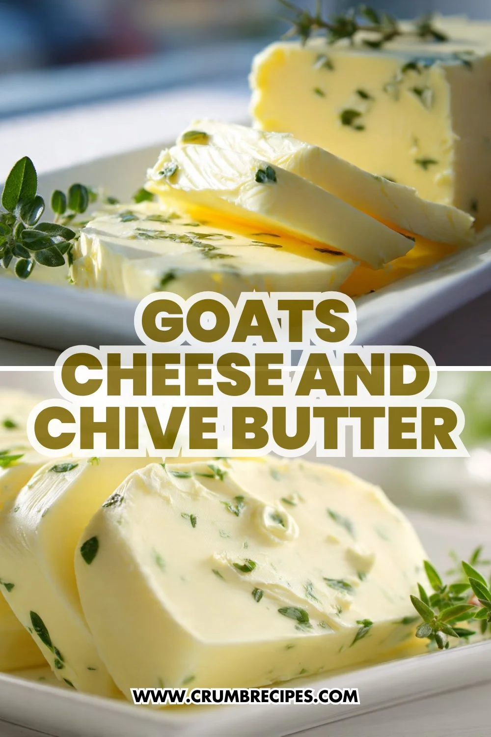 Whipped Goat Cheese & Chive Butter : A Silky Spread That Steals the Show goats cheese Goats Cheese and Chive Butter