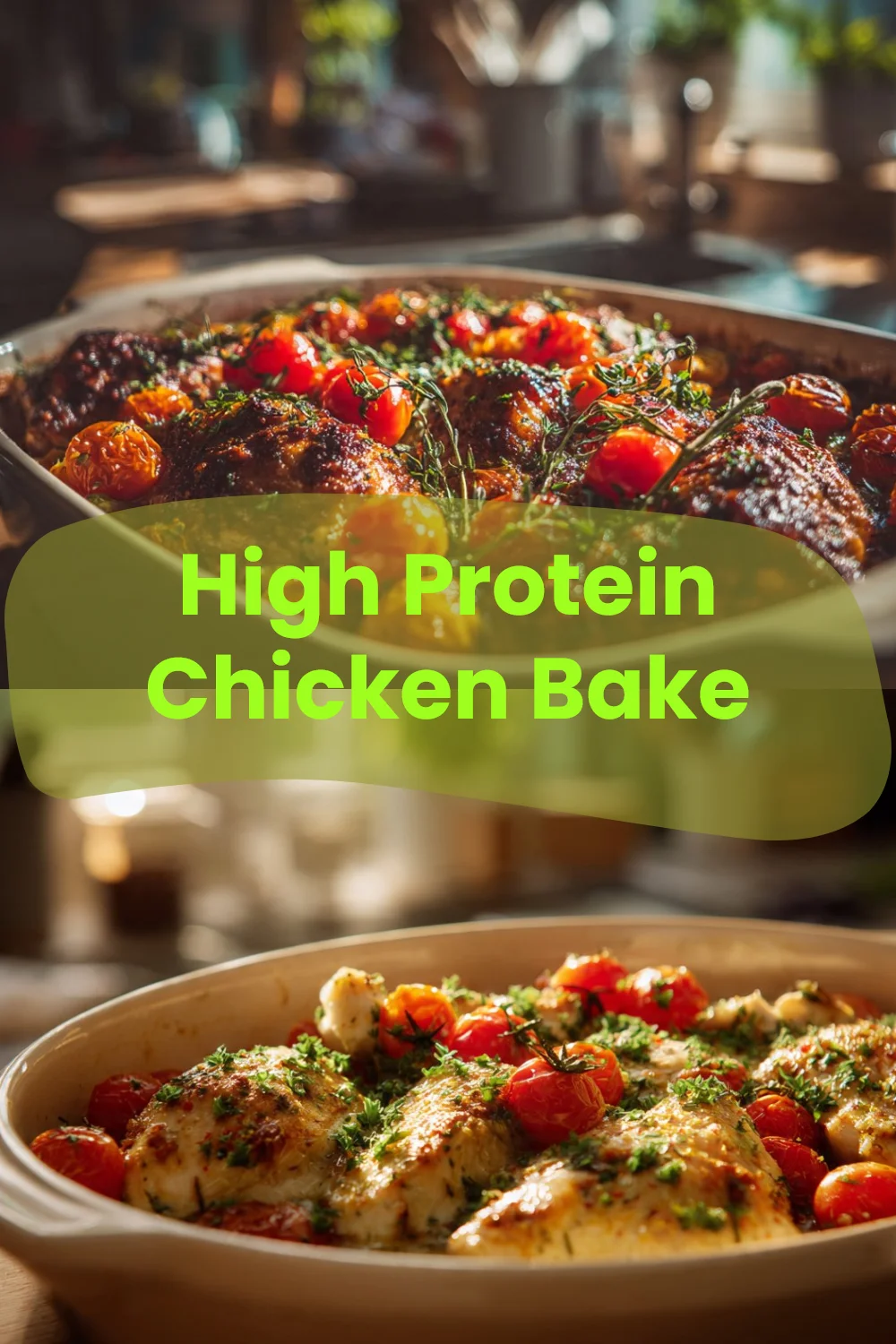 High Protein Chicken Bake