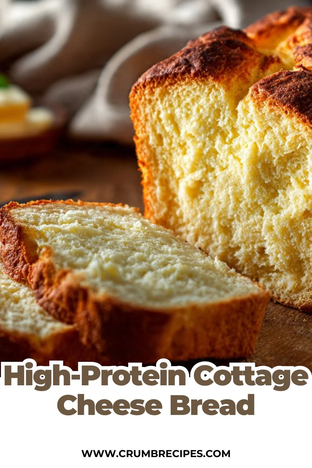 High-Protein Cottage Cheese Bread