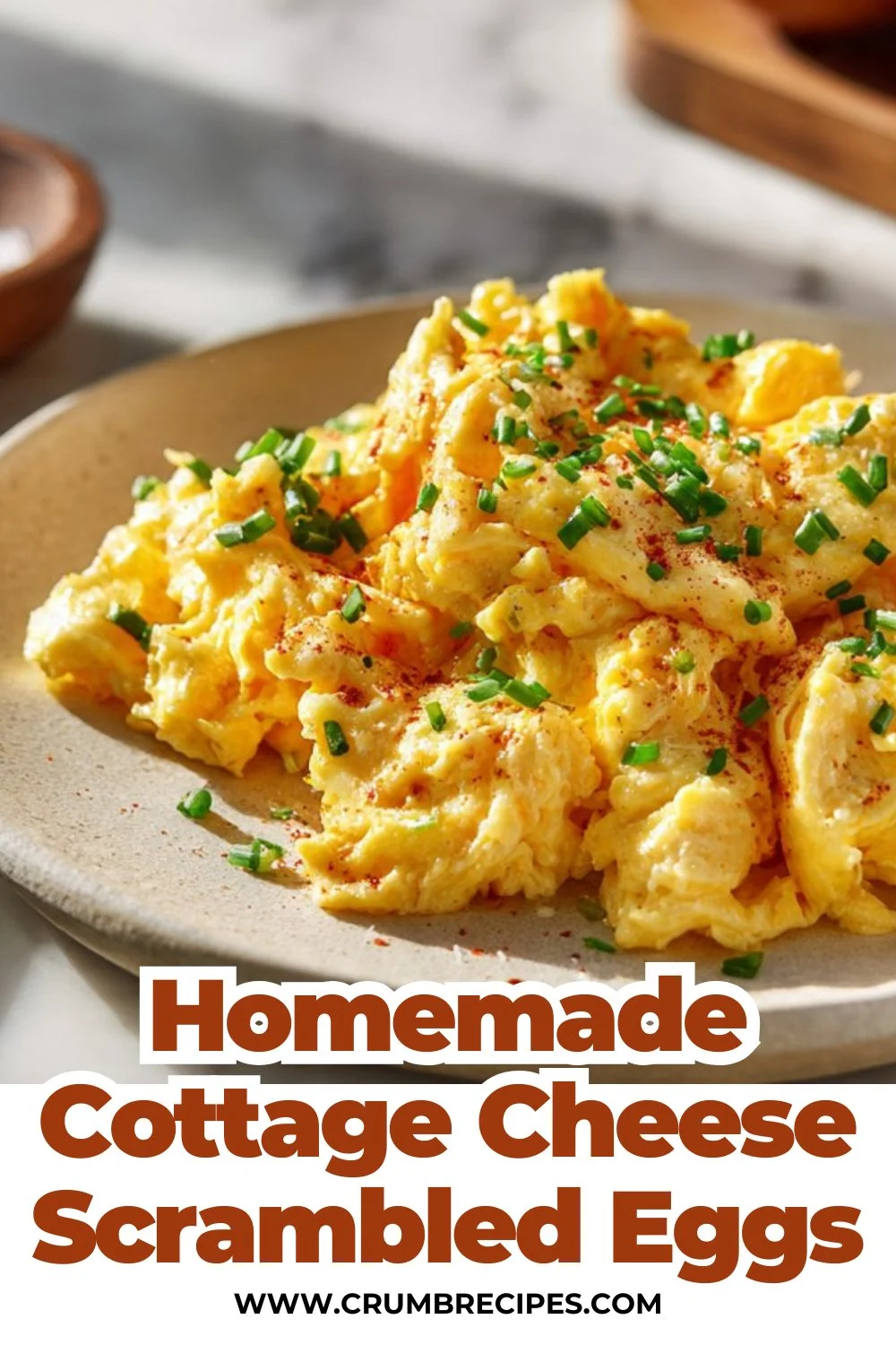 Homemade Cottage Cheese Scrambled Eggs
