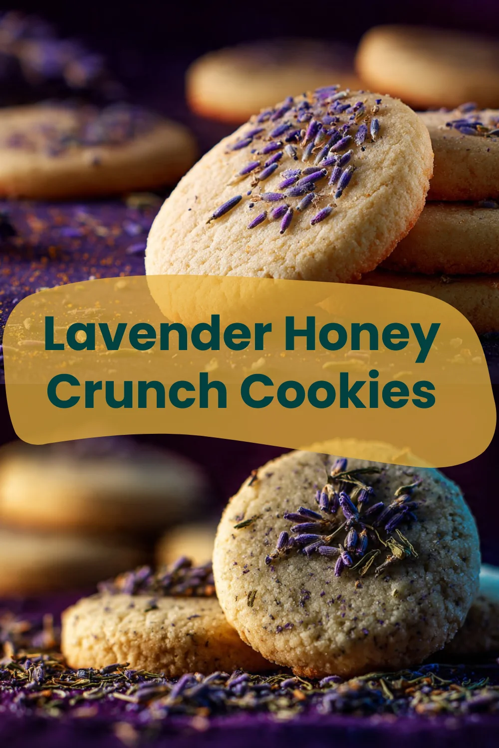 Lavender Honey Crunch Cookies: The Sweetest Treat You Didn’t Know You Needed! Lavender Honey Crunch Cookies Lavender Honey Crunch Cookies