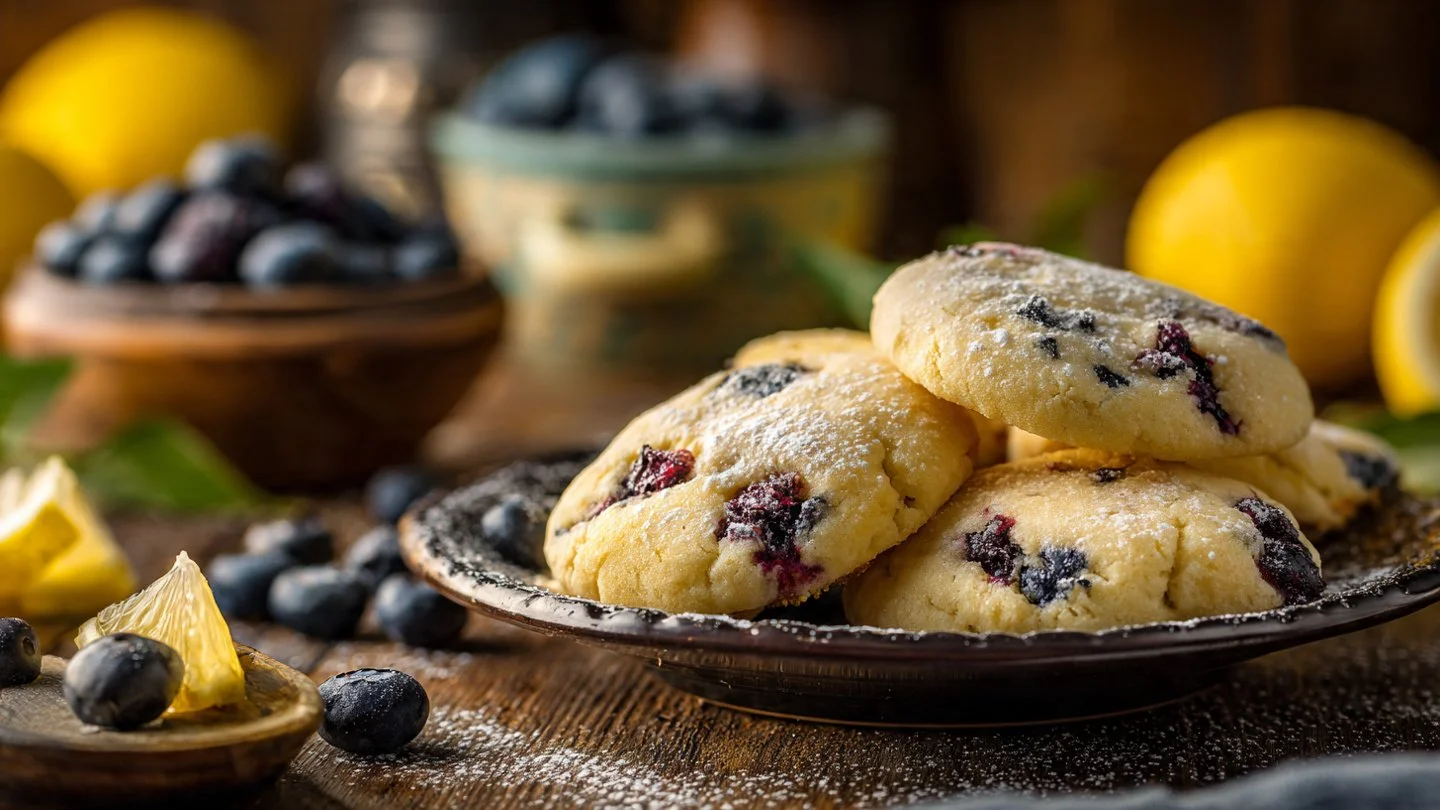 Lemon Blueberry Cookies