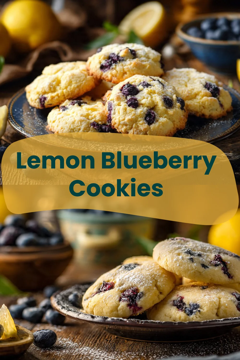 Lemon Blueberry Cookies