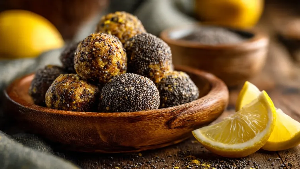 Lemon Poppy Seed Energy Bites: The Zesty Snack You Didn't Know You Needed!