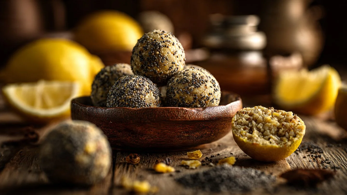 Lemon Poppy Seed Energy Bites