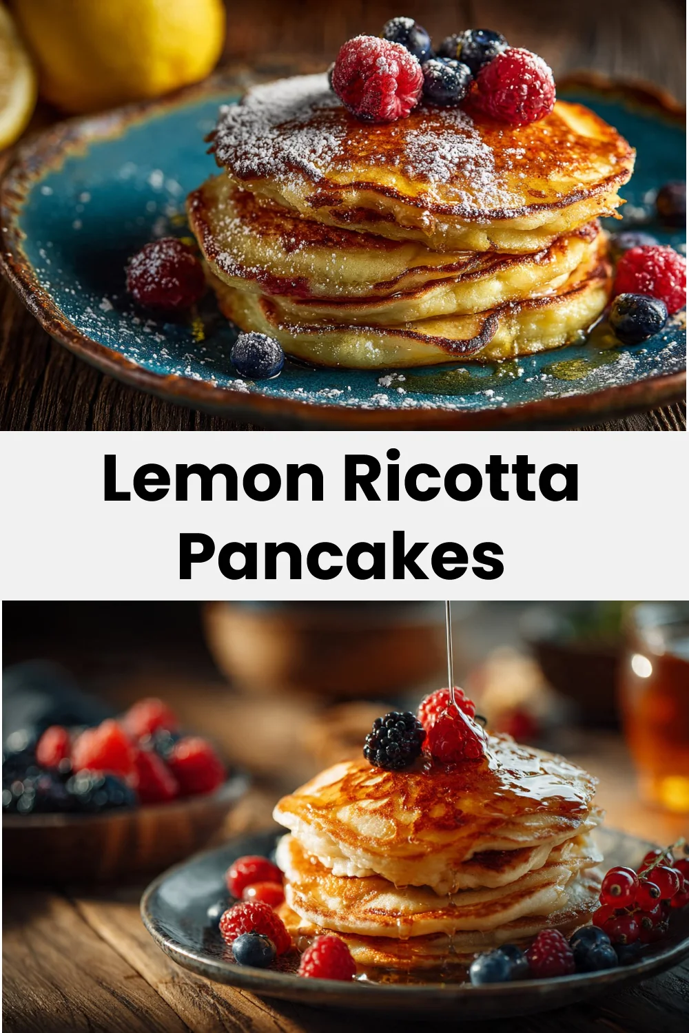 Lemon Ricotta Pancakes: Brighten Up Your Breakfast! Lemon Ricotta Pancakes Lemon Ricotta Pancakes