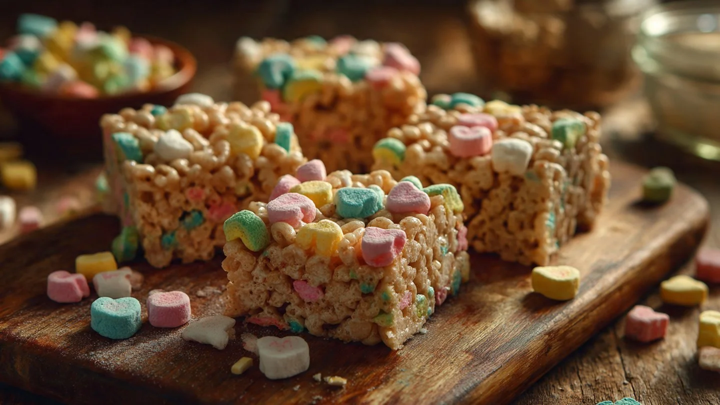 Lucky Charms Rice Krispie Treats