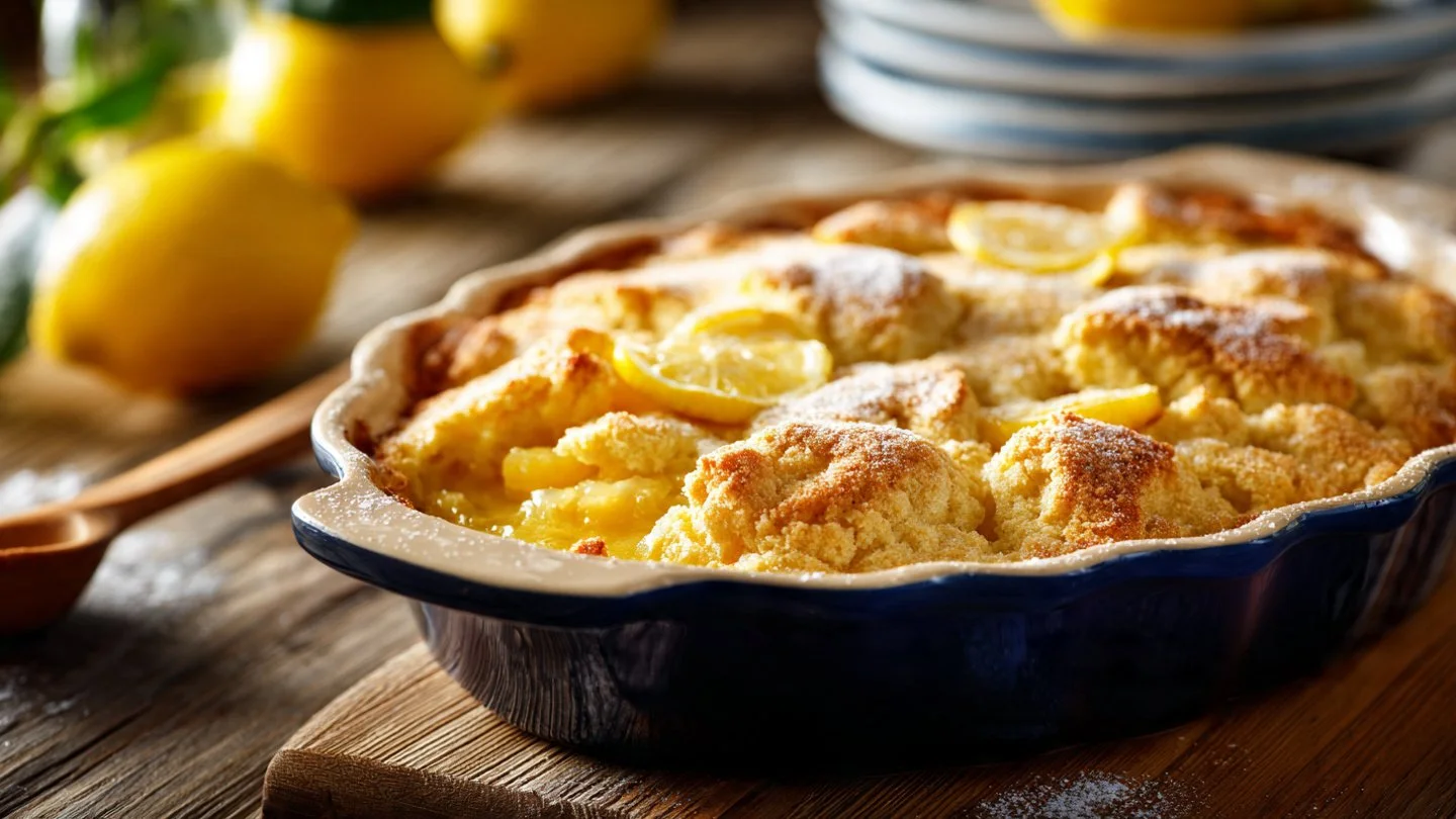 Delight in Every Bite: Magic Lemon Cobbler Recipe