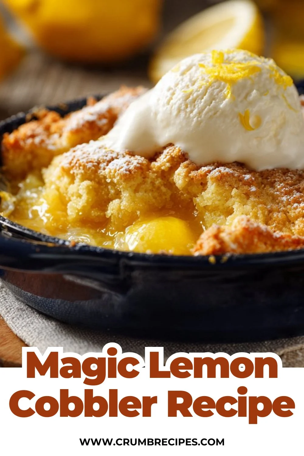 Magic Lemon Cobbler Recipe