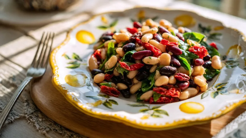 Zesty Mediterranean Lemony White Bean Salad : Fresh, Fast & Flavorful
