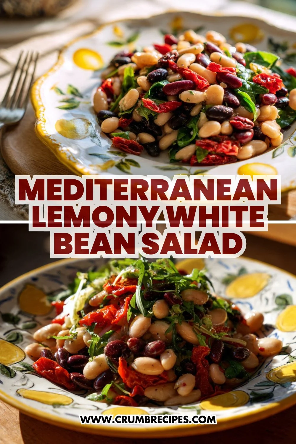 Mediterranean Lemony White Bean Salad