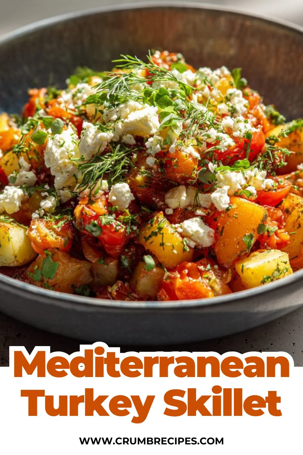 Mediterranean Turkey Skillet: Quick, Tasty, and Full of Flavor! Mediterranean Turkey Mediterranean Turkey Skillet