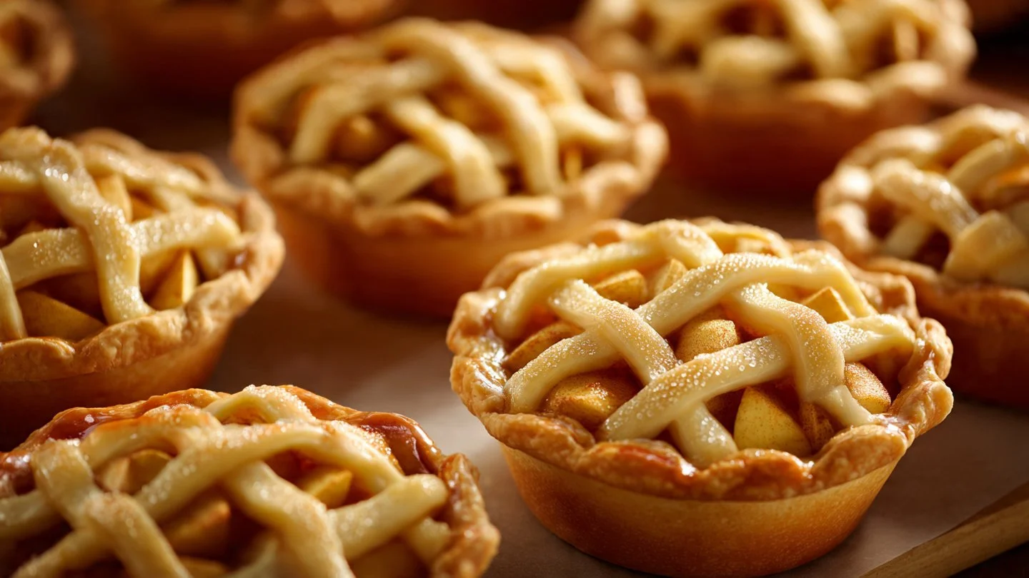 Mini Apple Pies - can also be made in your mini pie pans.