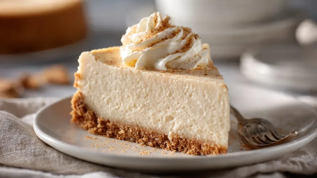 No-Bake Eggnog Cheesecake with Gingersnap Crust: Your Holiday Dessert Hero!