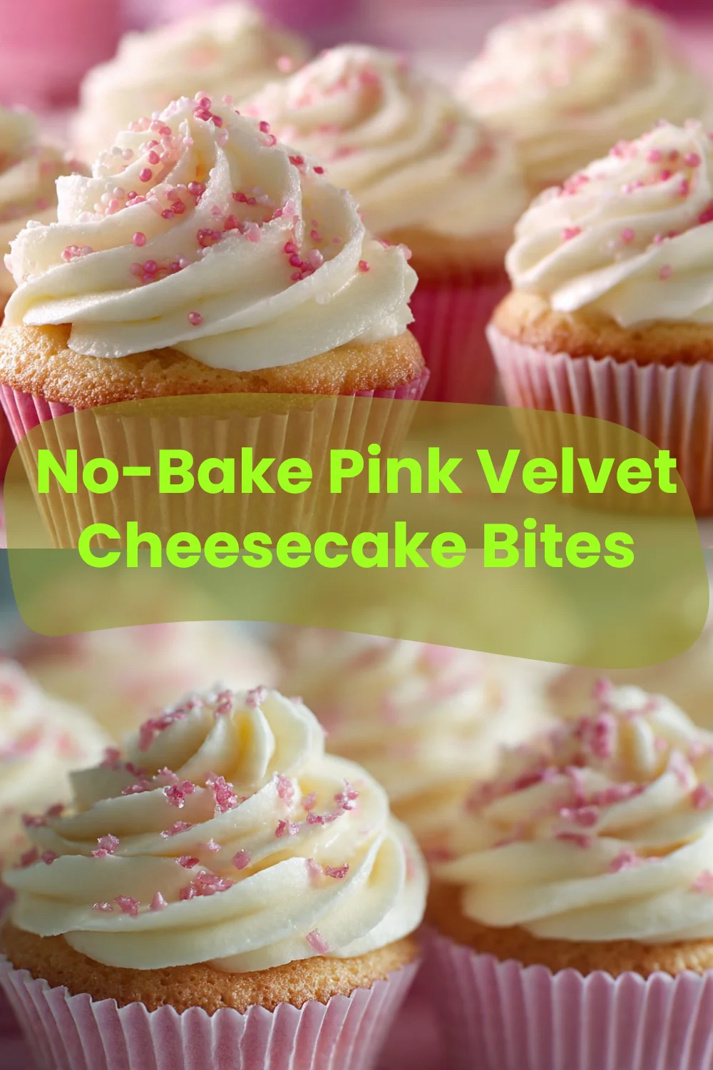 No-Bake Pink Velvet Cheesecake Bites