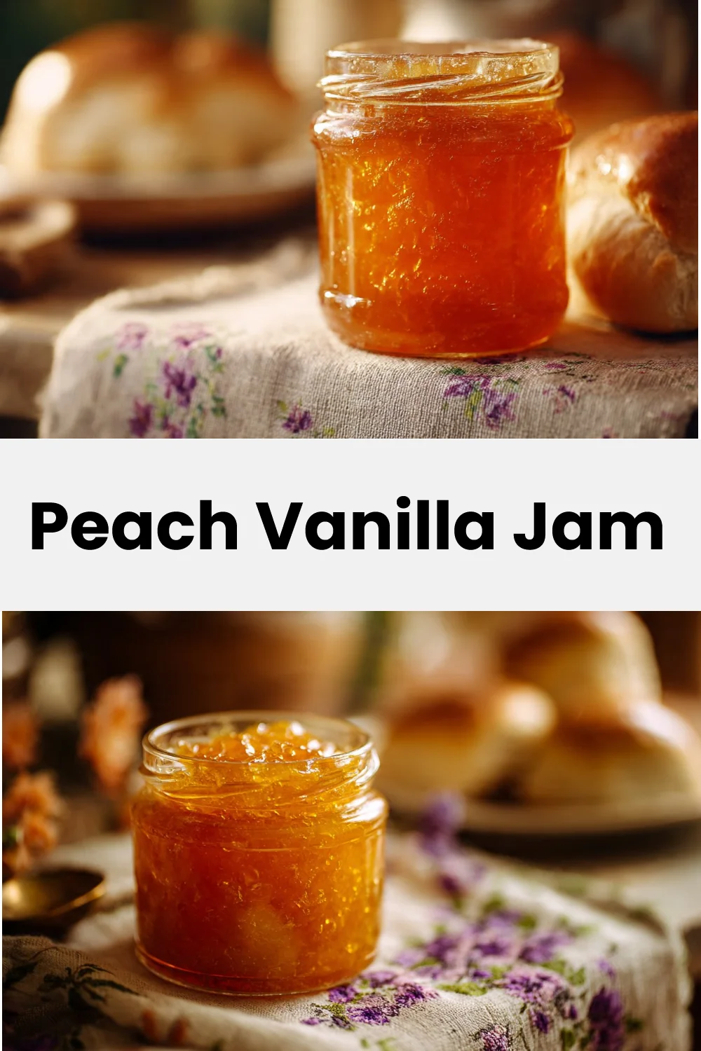 Peach Vanilla Jam