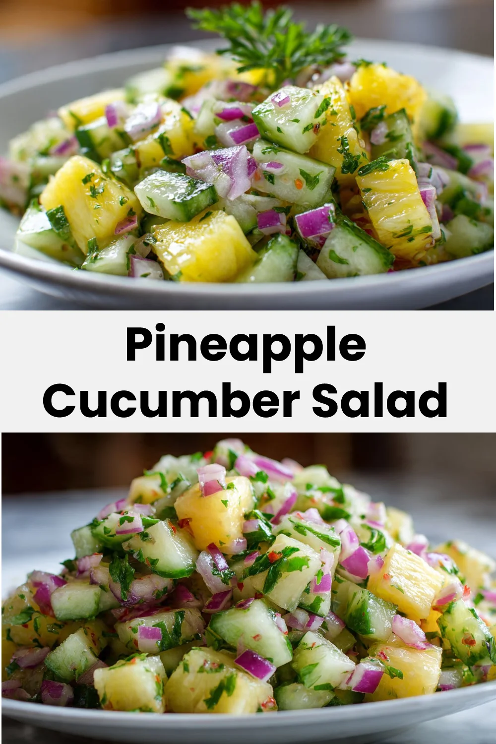 Pineapple Cucumber Salad